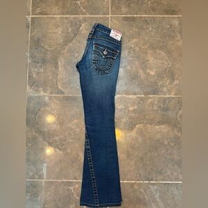 True Religion Dark Blue Boot Cut Jeans